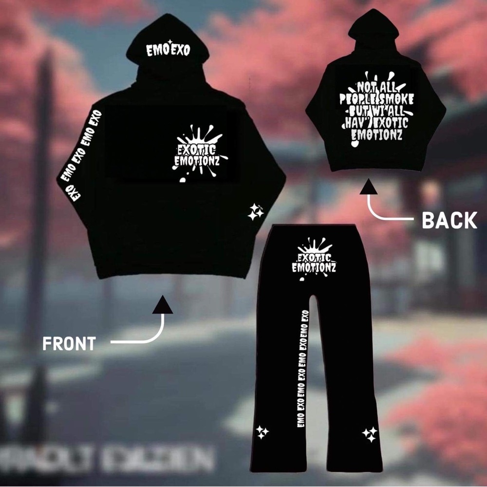 Stacked Jogging Sets. 100% Cotton, Printed Or Stitched, For All Ages And Sizes!